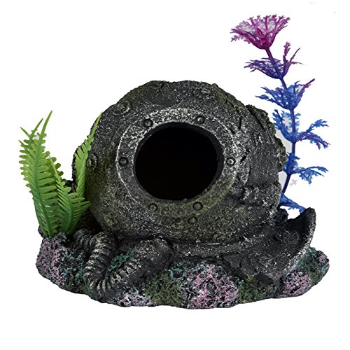 Pet Ting Lost Tauchen Helm Aquatic Ornament – Aquarium Dekoration – Vivarium Dekoration von Pet Ting