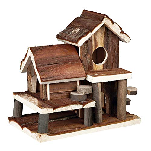 Pet Ting Natural Living Vogelhaus für Hamster, Maus, aus Holz von Pet Ting