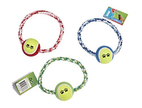 Pet Toys Seil + Ball für Hunde Farbe zufällige Durchmesser 19 cm Pet Toys Seil + Ball für Hunde Farbe zufällige Durchmesser 19 cm von Pet Toys