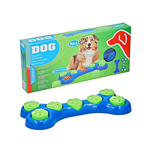 Spielzeug für Hunde in Knochenform mit 7 Fächern für Futter/LEckerlis von Pet Treatment