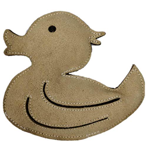 Pet Tribe DTM Trainingsspiel aus Leder Quack 15 x 26 cm (H) - 40 g von Pet Tribe