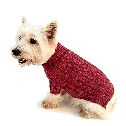 Pet Tribe PT72221 Hundepullover mit Oberteil, Rot von Pet Tribe