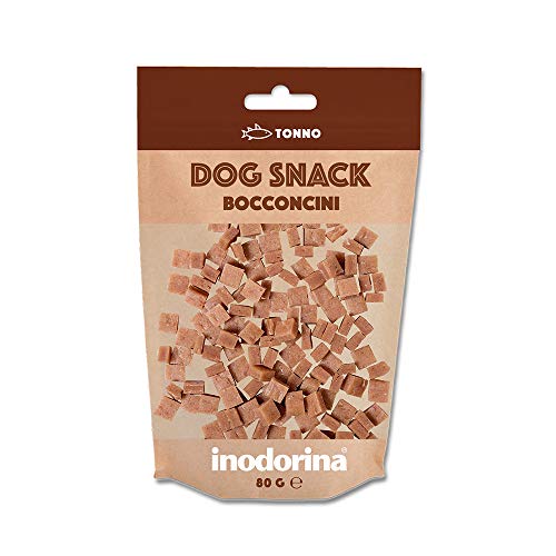 Dog Snack Leckerbissen Thunfisch Snacks für Hunde mit Thunfisch Weiche Quadrate 80g von Pet Village
