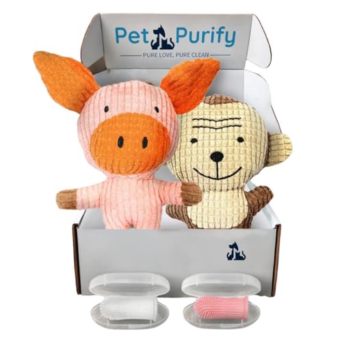 Pet purify Hundespielzeug, interaktiv und kaubar, ideal für kleine und mittelgroße Rassen Zahnreinigungsspielzeug hält Ihr Haustier beschäftigt Plüschtiere Quietschspielzeug 2 weiche Borsten Pet purify Hundespielzeug, interaktiv und kaubar, ideal für kleine und mittelgroße Rassen Zahnreinigungsspielzeug hält Ihr Haustier beschäftigt Plüschtiere Quietschspielzeug 2 weiche Borsten von Pet purify