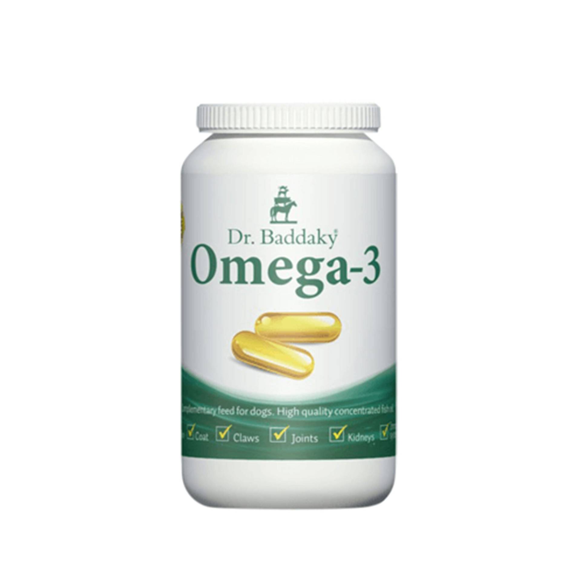 Dr. Baddaky Omega-3 Kapseln - 100 Kapseln Dr. Baddaky Omega-3 Kapseln - 100 Kapseln von Pet's Relief