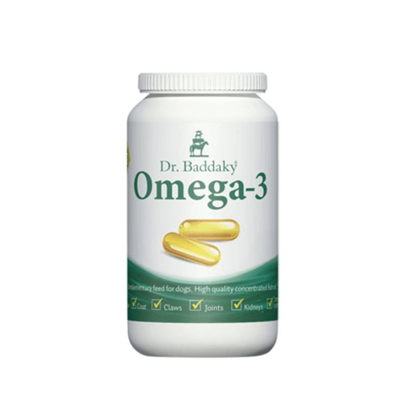 Dr. Baddaky Omega-3 Kapseln - 100 Kapseln Dr. Baddaky Omega-3 Kapseln - 100 Kapseln von Pet's Relief