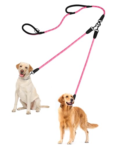 PetBonus Hundeleine Doppelleine für 2 Hunde, Keine Verwicklung Robuste Nylon hundeleine, Reflektierend Doppelte Leinen für große mittlere Hunde 1,2 cm PetBonus Hundeleine Doppelleine für 2 Hunde, Keine Verwicklung Robuste Nylon hundeleine, Reflektierend Doppelte Leinen für große mittlere Hunde 1,2 cm von PetBonus