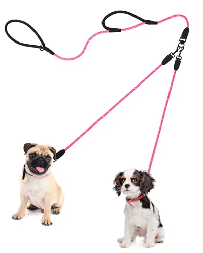 PetBonus Hundeleine Doppelleine für 2 Hunde, Keine Verwicklung Robuste Nylon hundeleine, Reflektierend Doppelte Leinen für kleine mittlere Hunde 0,8 cm PetBonus Hundeleine Doppelleine für 2 Hunde, Keine Verwicklung Robuste Nylon hundeleine, Reflektierend Doppelte Leinen für kleine mittlere Hunde 0,8 cm von PetBonus