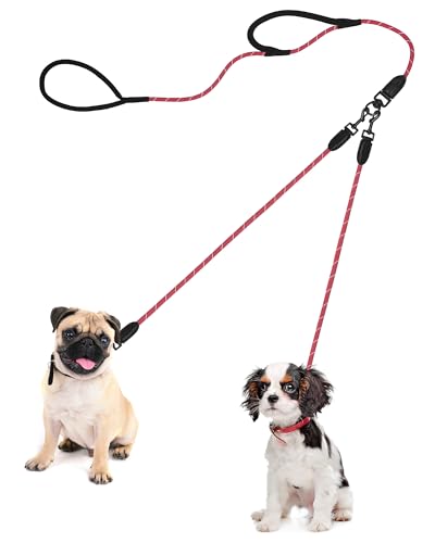 PetBonus Hundeleine Doppelleine für 2 Hunde, Keine Verwicklung Robuste Nylon hundeleine, Reflektierend Doppelte Leinen für kleine mittlere Hunde 0,8 cm PetBonus Hundeleine Doppelleine für 2 Hunde, Keine Verwicklung Robuste Nylon hundeleine, Reflektierend Doppelte Leinen für kleine mittlere Hunde 0,8 cm von PetBonus