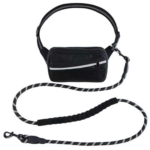 PetBoo - 1,5 m lange Hundeleine mit Gürteltasche, robuste Hundeleine mit Reißverschlusstasche und stark reflektierenden Fäden zum Spazierengehen, Joggen und Laufen mit Ihrem Hund PetBoo - 1,5 m lange Hundeleine mit Gürteltasche, robuste Hundeleine mit Reißverschlusstasche und stark reflektierenden Fäden zum Spazierengehen, Joggen und Laufen mit Ihrem Hund von PetBoo