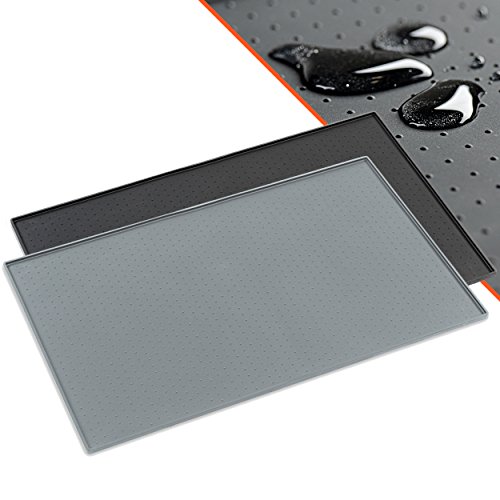 PetCareson – Premium Napfunterlage Hund, Katzen I Hochwertige wasserdichte u. rutschfeste Unterlage für Katzennapf und Hundenapf I Fressnapf-Unterlage, Silikon Unterlage mit Rand I Grau I 60x40cm PetCareson – Premium Napfunterlage Hund, Katzen I Hochwertige wasserdichte u. rutschfeste Unterlage für Katzennapf und Hundenapf I Fressnapf-Unterlage, Silikon Unterlage mit Rand I Grau I 60x40cm von PetCareson