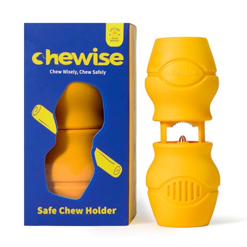 Chewise Bully Stick Halter – Sicherheit & Robustes Design, BPA-frei, Sicherer Ochsenziemer-Halter gegen Erstickungsgefahr, Geeignet für Verschiedene Kaustangen und Hundegrößen Chewise Bully Stick Halter – Sicherheit & Robustes Design, BPA-frei, Sicherer Ochsenziemer-Halter gegen Erstickungsgefahr, Geeignet für Verschiedene Kaustangen und Hundegrößen von PetClan