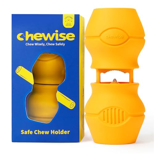 Chewise Bully Stick Halter – Sicherheit & Robustes Design, BPA-frei, Sicherer Ochsenziemer-Halter gegen Erstickungsgefahr, Geeignet für Verschiedene Kaustangen und Hundegrößen Chewise Bully Stick Halter – Sicherheit & Robustes Design, BPA-frei, Sicherer Ochsenziemer-Halter gegen Erstickungsgefahr, Geeignet für Verschiedene Kaustangen und Hundegrößen von PetClan