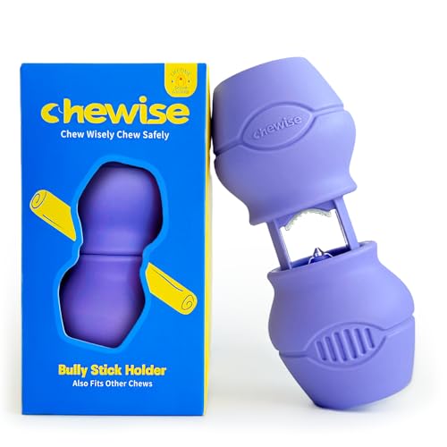 PetClan Chewise Bully Stick Halter, Ultimate Secure Heavy Duty, Verbesserter Puppy Bully Sticks Halter, BPA-freies Sicherheitsgerät-Kit zur Verhinderung von Ersticken, passend für verschiedene Bully PetClan Chewise Bully Stick Halter, Ultimate Secure Heavy Duty, Verbesserter Puppy Bully Sticks Halter, BPA-freies Sicherheitsgerät-Kit zur Verhinderung von Ersticken, passend für verschiedene Bully von PetClan