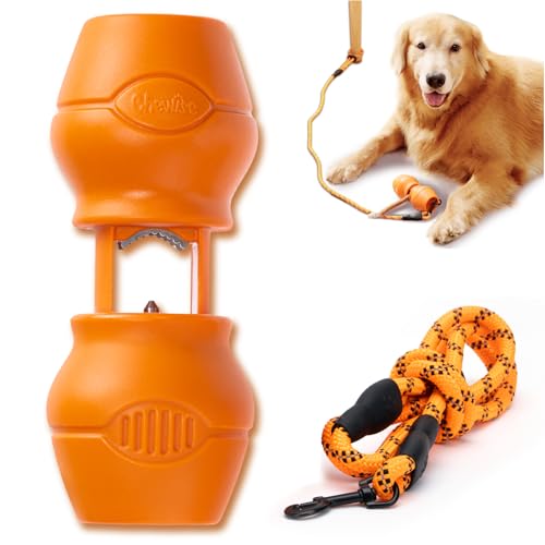 Bully Stick Halter für Hunde, Hundeleckerlihalter mit Sicherheitsleine, Chewise Ultimate Secure Heavy Duty, BPA-freies Sicherheitsvorrichtungs-Kit gegen Ersticken, passend für verschiedene Leckerlis von PetClan
