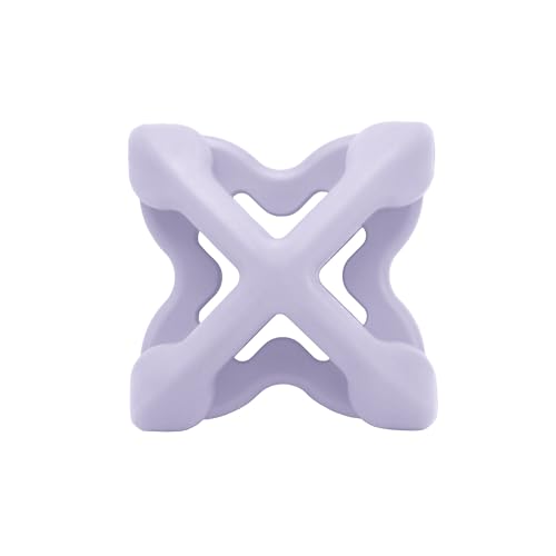 PetDreamHouse Chewtastic Geo-AstroRolly - Gentle Edition Hundespielzeug aus Gummi für Welpen, Senioren & Flache Rassen - Hüpfen, Kauen, Stofftier für interaktives Spielen von PetDreamHouse
