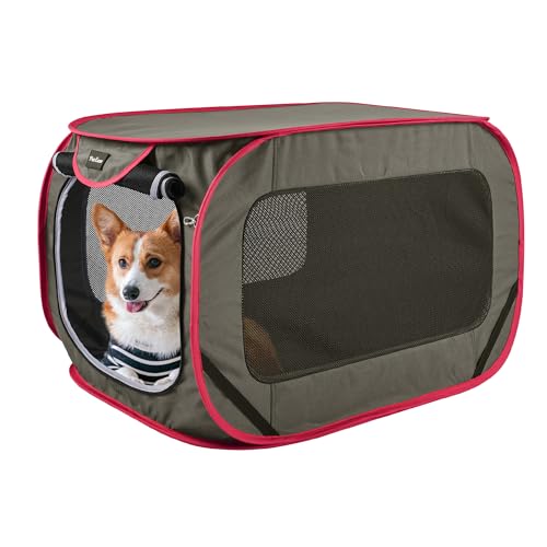 PetEase Pop-Up-Hundehütte, zusammenklappbar, für drinnen und draußen, tragbar, 81,3 cm PetEase Pop-Up-Hundehütte, zusammenklappbar, für drinnen und draußen, tragbar, 81,3 cm von PetEase