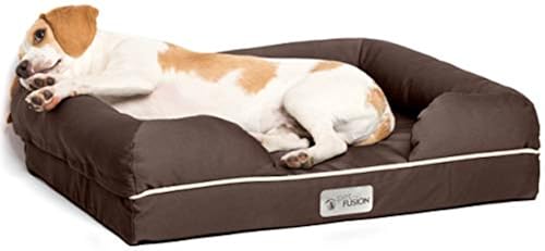 PetFusion Kleines Hundebett mit solidem 6,3 cm dickem Memory-Schaum von PetFusion