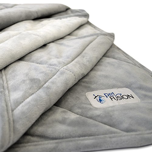 PetFusion Premium Plus Große Hundedecke (135 x 107 cm). Reversible Grey Micro Plüsch. [100% weicher Polyester] von PetFusion