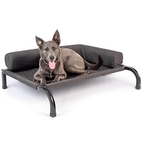 PetFusion Ultimate erhöhtes Outdoor-Hundebett, groß oder extra groß, robuster Stahlrahmen, 370 g/m², atmungsaktives, wasserabweisendes Polyester, inkl. Schutzhülle PetFusion Ultimate erhöhtes Outdoor-Hundebett, groß oder extra groß, robuster Stahlrahmen, 370 g/m², atmungsaktives, wasserabweisendes Polyester, inkl. Schutzhülle von PetFusion