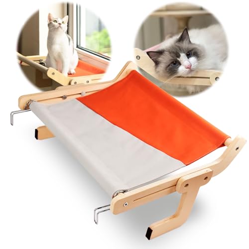 Katzen Hängematte für Fenster, Katzenhängematte Katzenbett für Bettkante Katzen Balkon Hängematte Bett für Fensterbank Katzenliege bis zu 18 kg Katzen Hängematte für Fenster, Katzenhängematte Katzenbett für Bettkante Katzen Balkon Hängematte Bett für Fensterbank Katzenliege bis zu 18 kg von PetGens