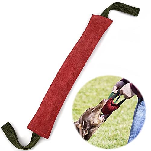 BOW CALICO Beisswurst für Hunde, Kauspielzeug für Hunde, mit Zwei Schlaufen - Sehr Robustes Hundespielzeug, Sehr Robustes Hundespielzeug zum K9 Training, 40 cm, Tauziehen und Zerrspiele mit Hund von BOW CALICO