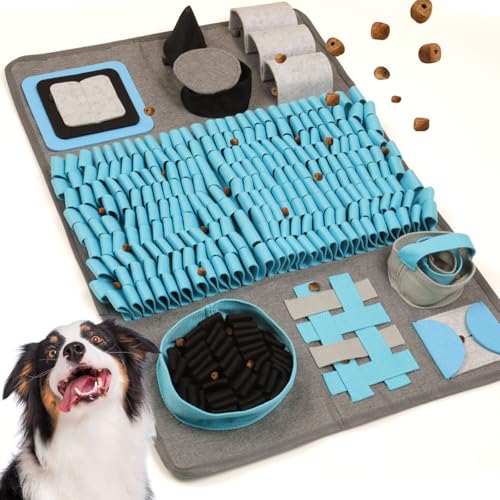 Schnüffelteppich für Hunde, Schnüffelmatte Hund Schnüffelteppich für Hunde kleine und mittelgroße Hunde Waschbar FüR Hunde Riechen Trainieren Schnüffelteppich für Hunde, Schnüffelmatte Hund Schnüffelteppich für Hunde kleine und mittelgroße Hunde Waschbar FüR Hunde Riechen Trainieren von PetGens
