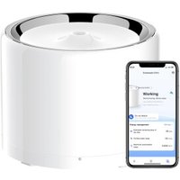 PetKit Drahtlose Wasserpumpe, automatischer intelligenter Trinkbrunnen für Katzen und Hunde, Edelstahlauskleidung, keine leichte Ansammlung von Bakterien von PetKit