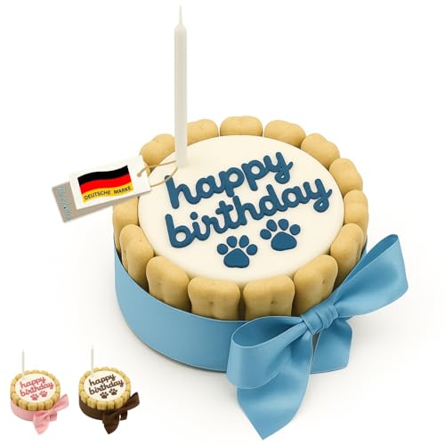 PetLove Hundetorte Happy Birthday • Geburtstagskuchen für Hunde • Geschenk für Hunde • Geburtstagstorte Hund - Blau PetLove Hundetorte Happy Birthday • Geburtstagskuchen für Hunde • Geschenk für Hunde • Geburtstagstorte Hund - Blau von PetLove