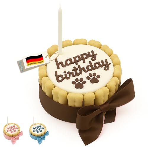 PetLove Hundetorte Happy Birthday • Geburtstagskuchen für Hunde • Geschenk für Hunde • Geburtstagstorte Hund PetLove Hundetorte Happy Birthday • Geburtstagskuchen für Hunde • Geschenk für Hunde • Geburtstagstorte Hund von PetLove