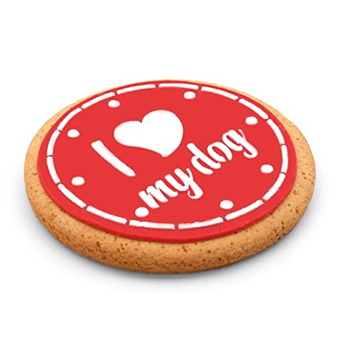 PetLove Hundetorte I Love My Dog (90g) • Geburtstagstorte für Hunde • Geschenk für Hunde • Geburtstagskuchen Hund • Handgemacht in Italien von PetLove