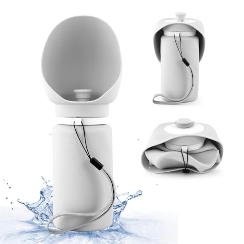 PetLove Trinkflasche für Unterwegs (550 ml) • Faltbare Hundetrinkflasche • Faltbarer Napf • Wasserflasche to Go • Wasserspender für Hunde • Tragbarer Trinknapf PetLove Trinkflasche für Unterwegs (550 ml) • Faltbare Hundetrinkflasche • Faltbarer Napf • Wasserflasche to Go • Wasserspender für Hunde • Tragbarer Trinknapf von PetLove