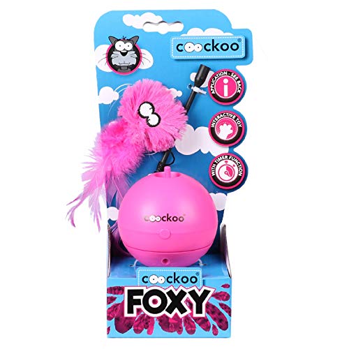 Coockoo PetPals Foxy Katzenspielzeug, Rosa von COOCKOO