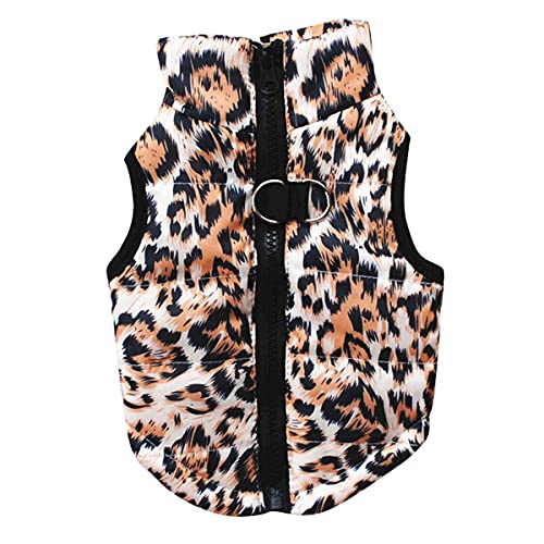PetPhindU Hundemantel, Warme Baumwolle Verdickt Weste Kalten Wetter Winddicht Outdoor Bekleidung Atmungsaktiv Puppy Winter Mantel Weiche Winddicht Kleine Hund Mantel mit Traktion Schnalle von PetPhindU