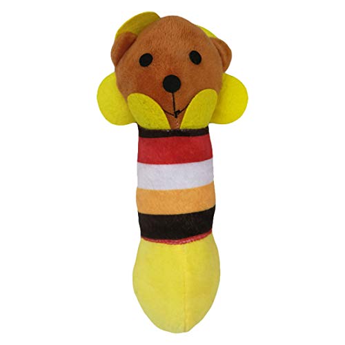 Hund Quietschende Plüsch-Spielzeug, Tierzahn Spielzeug Plüsch-Interactive-Spielzeug für Hund Holen, Jagen Medium Puppy Puppy Chew Spielzeug Reinigung von PetPhindU