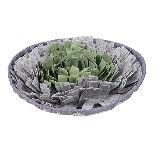 Hund Snuffle Matte Haustier Dual-Purple Sniffing Bowl Sniffing Pad Puzzle Tibetaner Lebensmittel Training Hund Spielzeughund Sniffing Pad Haustier Vorbehalt von PetPhindU