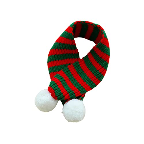 Hund Weihnachtsschal Weihnachten Gestreift Hundeschal Hund Weihnachtsschal Weihnachten Gestreift Hundeschal von PetPhindU
