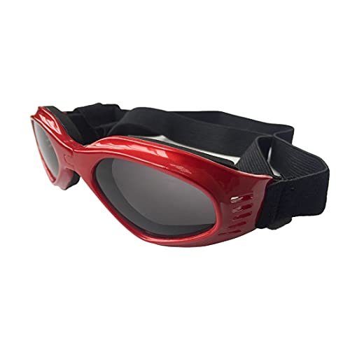 Hundeschutzbrille Hundesonnenbrillen Pet Sonnenbrille Adjustable Brillen Wind/Wasser/Schnee/Uv-schutzbrille für Small Medium Hund von PetPhindU