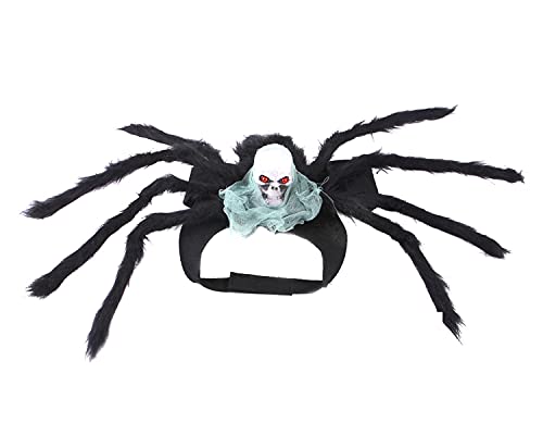 Pet Spinne Brust Zurück Kleine Katzen und Hunde Skeleton Spinne Pet Halloween Kostüme Katzen und Hunde Halloween Pet Kostüme von PetPhindU