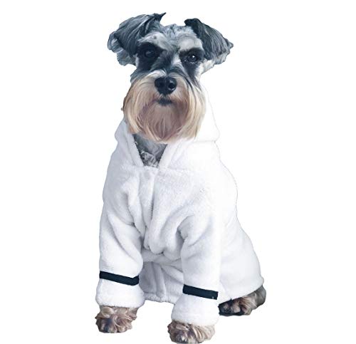 PetPhindU Haustier Hund Bademantel Handtuch, Warme Plüsch Einfache Abnutzung Trocknendes Tuch Pyjamas Hund Robe Weich Pyjamas für Kleine, Mittlere Hunde PetPhindU Haustier Hund Bademantel Handtuch, Warme Plüsch Einfache Abnutzung Trocknendes Tuch Pyjamas Hund Robe Weich Pyjamas für Kleine, Mittlere Hunde von PetPhindU