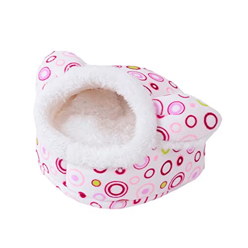 PetPhindU Ratten Hamster Warmes Bett Haus Kissen Hamster Bett Hamster Accessoires Hamster Versteck Warm Warm Schlafende Nestbett Tiere Bettzeug für Zwerg Hamster Warm Warm Warm Schlafende Nestbett von PetPhindU