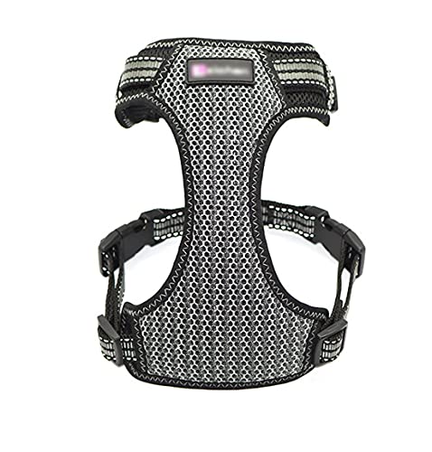 PetPhindU Sommer-hundegeschirr Reflektierendes Harness Breathable Ineinander Greifen-hundeweste Leichtes Hundegeschirr für Kleine und Mittlere Hunde von PetPhindU