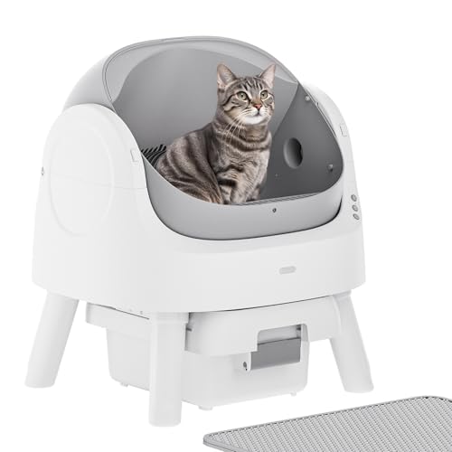 PetPivot AutoScooper 11 Selbstreinigende Katzentoilette - Offene Oberseite, Leiser Betrieb, Multi-Katzenfreundlich, Intelligente Sicherheitssensoren PetPivot AutoScooper 11 Selbstreinigende Katzentoilette - Offene Oberseite, Leiser Betrieb, Multi-Katzenfreundlich, Intelligente Sicherheitssensoren von PetPivot