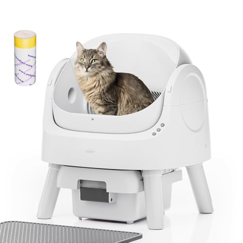 Selbstreinigende Katzentoilette mit Offenem Top-Design – Intelligente Sensoren, Automatische Reinigung, Ideal für Haushalte mit Mehreren Katzen Selbstreinigende Katzentoilette mit Offenem Top-Design – Intelligente Sensoren, Automatische Reinigung, Ideal für Haushalte mit Mehreren Katzen von PetPivot