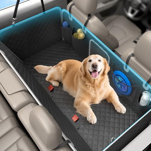 PetPurrio Hunde-Autositzbezug für Rücksitz, harte Unterseite, Hundehängematte für Auto, wasserdichte Rücksitzverlängerung für große Hunde, Haustiersitzschutz, universell für Autos, SUVs, 180 kg PetPurrio Hunde-Autositzbezug für Rücksitz, harte Unterseite, Hundehängematte für Auto, wasserdichte Rücksitzverlängerung für große Hunde, Haustiersitzschutz, universell für Autos, SUVs, 180 kg von PetPurrio
