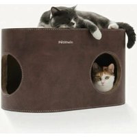 PetRhein Safari Lodge Katzenhöhle mit Kratzpappe von PetRhein