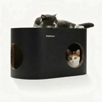 PetRhein Safari Lodge Katzenhöhle mit Kratzpappe von PetRhein