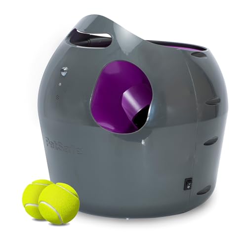 PetSafe Automatischer Ballwerfer Hundespielzeug – Tennisball Wurfmaschine für Hunde – Spielzeug für drinnen und draußen – Einfach zu öffnende Verpackung von PetSafe