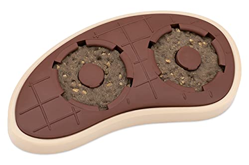 PetSafe Busy Buddy Steak Kauspielzeug mit Leckerli-Ringen für Hunde, fördert die Zahnhygiene, BPA-freier Naturkautschuk, Größe S/M PetSafe Busy Buddy Steak Kauspielzeug mit Leckerli-Ringen für Hunde, fördert die Zahnhygiene, BPA-freier Naturkautschuk, Größe S/M von PetSafe
