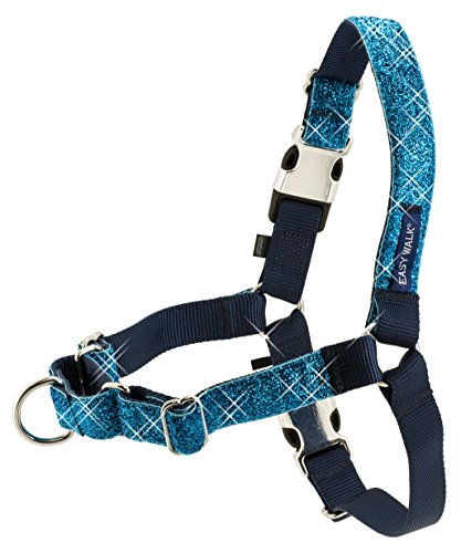 PetSafe Bling Easy Walk Hundegeschirr, Größe S, Blau von PetSafe